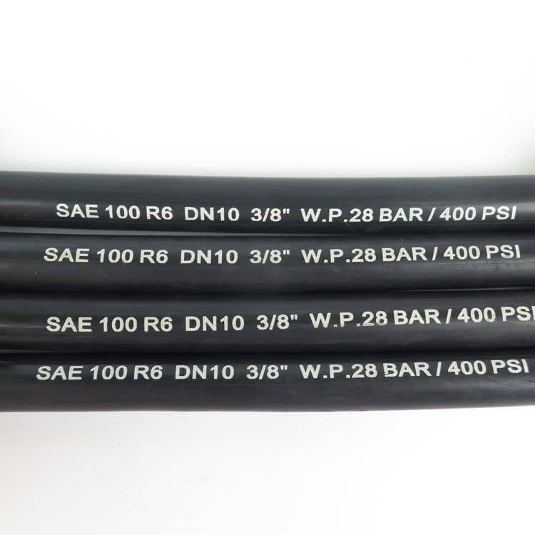 EN853 SAE 100 R6 ワイヤ・ブレイド 液体ホース オイル・エア・ウォーター テキスタイル・ゴムホース