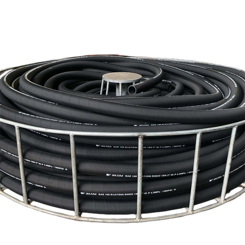 高圧 3/8 1sn 帯状液圧管 パイプ SAE 100r1 En853 圧力 工業用燃料油 パイプ 液圧管