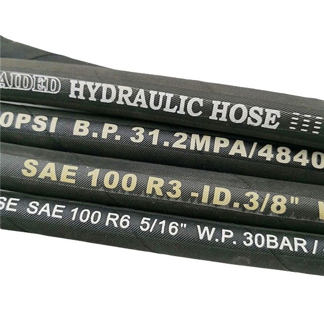 高圧 3/8 1sn 帯状液圧管 パイプ SAE 100r1 En853 圧力 工業用燃料油 パイプ 液圧管