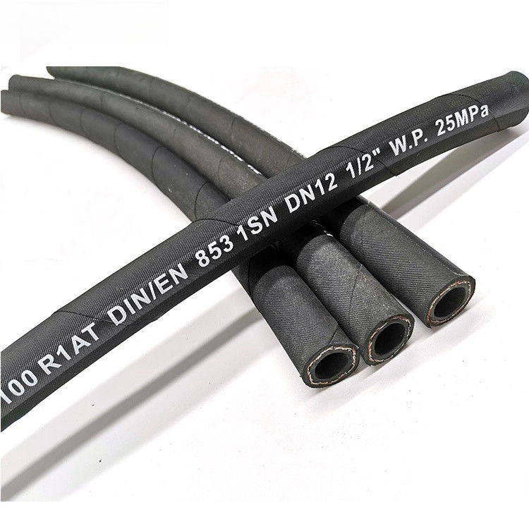 高圧 3/8 1sn 帯状液圧管 パイプ SAE 100r1 En853 圧力 工業用燃料油 パイプ 液圧管